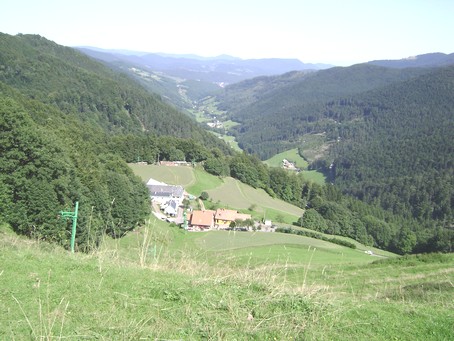 Route des cretes: vue du col des bagenelles